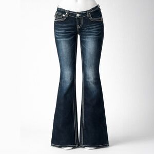 Authentic Y2K Low Rise Jeans – Rhinestone Back Pockets – New Without Tags